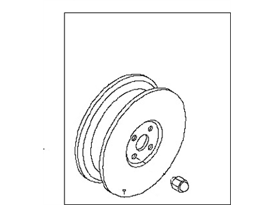 Nissan 40300-6Z700 Aluminum Wheel