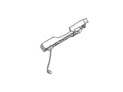 Nissan 80611-EL00A Bracket-Outside Handle, LH