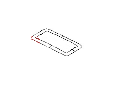 Nissan 91210-3KA0A Lid Assy-Sunroof, Slide