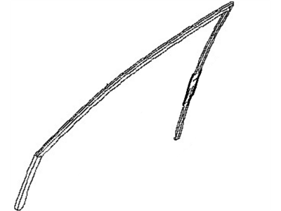 Nissan 80330-EL00A Glass Run Rubber-Front Door, RH