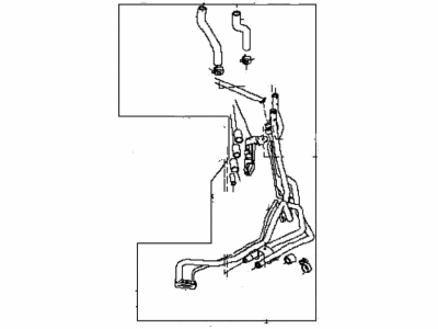 Nissan 92462-1JA0A Pipe Assembly Rear Cooler High B