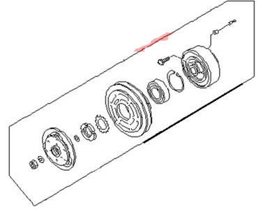 Nissan 92660-96E10 Clutch-Assembly Compressor