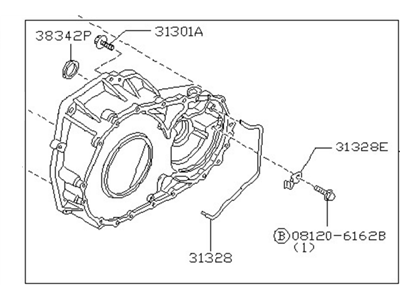 Nissan 31300-01X65 Housing-Converter