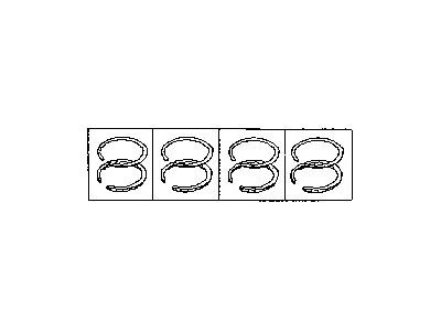 Nissan 12033-53J00 Piston Ring Set