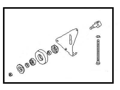 Infiniti 11925-AG300 Pulley Assy-Idler, Compressor