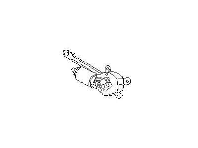 Nissan B8810-01P02 Motor Assy-Windshield Wiper