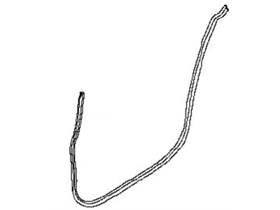 Nissan 82830-7S000 Weatherstrip-Rear Door, RH
