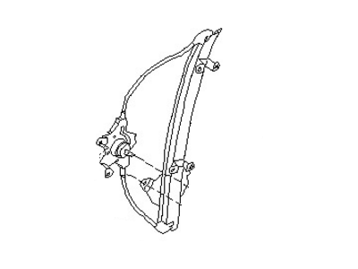 Nissan 80720-4M410 Regulator Assy-Door Window, Rh