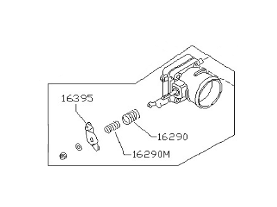 Nissan 16118-85M01 Throttle Body