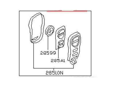 Infiniti 28268-5Y702 Switch Assembly-Remote