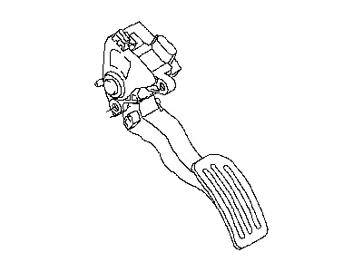 Nissan 18002-9KS0A Lever Complete - Accelerator, W/DRUM