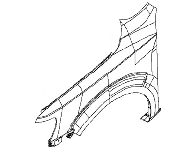 Nissan 63100-1PA0A Fender-Front, RH
