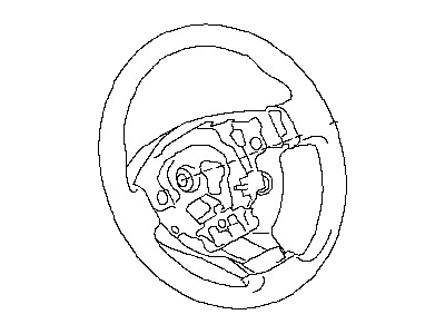 Nissan 48430-7Y300 Steering Wheel Assembly W/O Pad