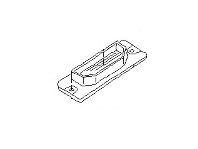 Nissan 26511-3J100 Lens-Licence Lamp