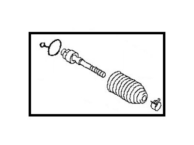 Nissan D8521-JF00A Socket Kit-Tie Rod, Inner