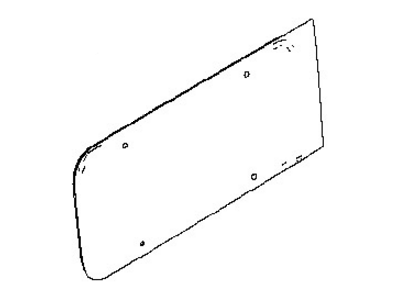Nissan 83301-1PB0A Glass Assy-Side Window, LH