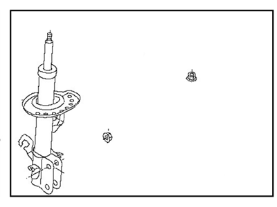 Nissan E4302-5SA1A Strut Kit-Front Suspension, RH