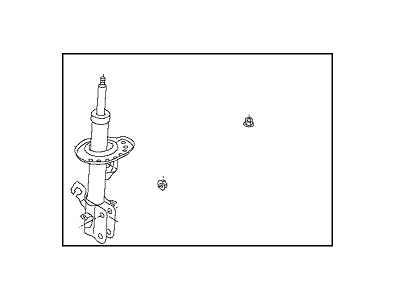 Nissan E4303-3NF1A STRUTKIT-FRONTSUSPENSION, LH