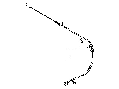 Infiniti 36531-7S000 Cable Assy-Brake, Rear LH