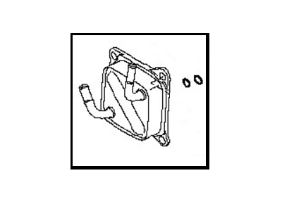 Nissan 21606-3JX2C Oil Cooler Assy-Auto Transmission