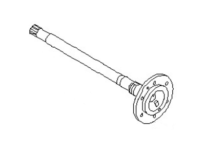 Nissan 38164-0W000 Shaft Assy-Rear Axle