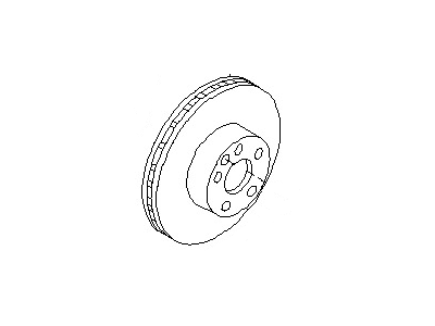 Infiniti 43206-8H701 Rotor-Disc Brake, Rear