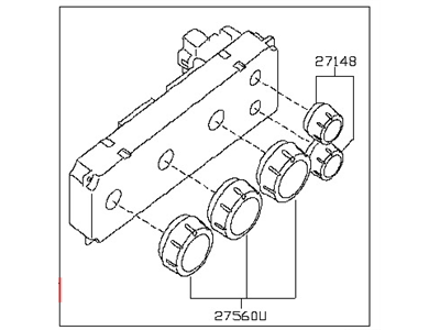 Nissan 27500-ZC400 Control Assembly