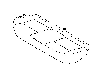 Nissan 88320-ZX10B Trim Cushion Rear