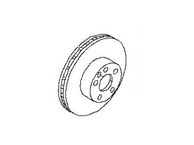 Nissan 43206-3Z600 Rotor Brake