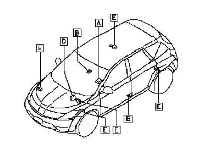 Nissan 284B1-CB85B Body Control Module Assembly