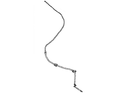 Nissan 36531-3RA0A Cable Assy-Brake, Rear LH
