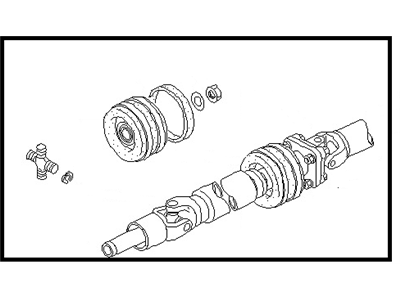 Nissan 37000-09G15 Shaft Assembly-PROPELLER