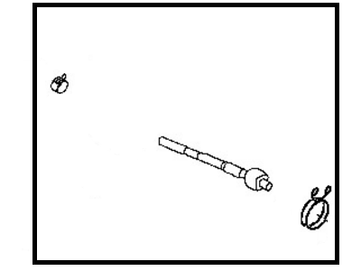 Nissan D8E21-1AA0A Socket Kit-Tie Rod, Inner