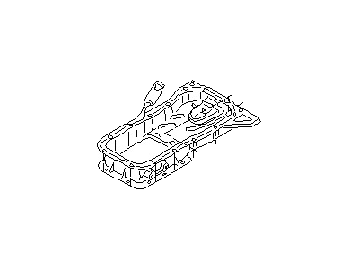 Nissan 11111-4E100 Pan Assy Oil