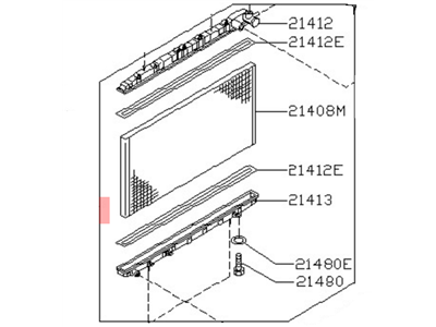 Nissan 21410-66Y01 Radiator Assy