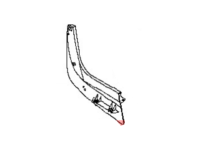 Nissan 62256-CA000 FINISHER-Front FASCIA, RH