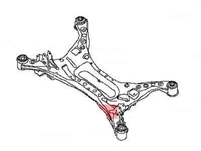 Nissan 55400-3TA1B Member Complete - Rear Suspension