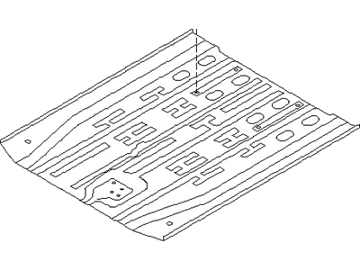 Nissan 74300-0B030 Floor-Front