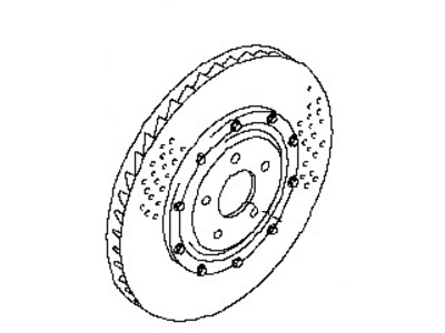 Nissan 40206-62B0A Rotor-Disc Brake, Front