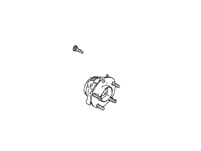 Nissan 40202-JF00A Hub Assembly-Road Wheel, Front