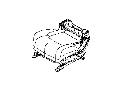 Nissan 873A2-1VX1A Cushion Complete-Front Seat RH