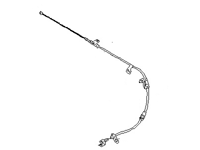 Nissan 36531-CA000 Cable Assy-Brake, Rear LH