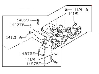 Nissan 14001-F450A Manifold-Intake