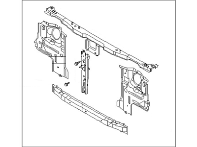 Nissan 62500-1Z630 Support Assy-Radiator Core