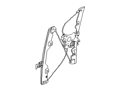 Nissan 80720-CA00A Regulator Assy-Door Window, Rh
