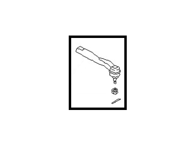 Nissan 48520-53E25 Socket Kit-Tie Rod, Outer