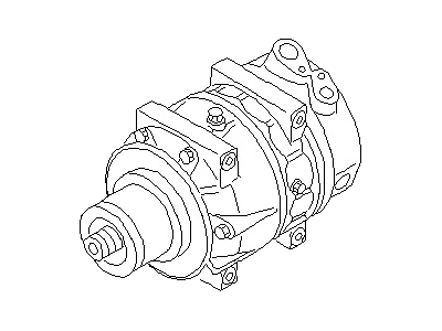 Nissan 92610-0W004 Compressor Wo Cl