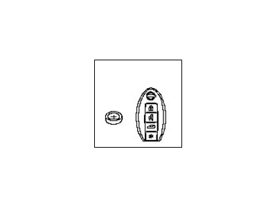 Nissan 285E3-1AA0A Switch Assy-Smart Keyless