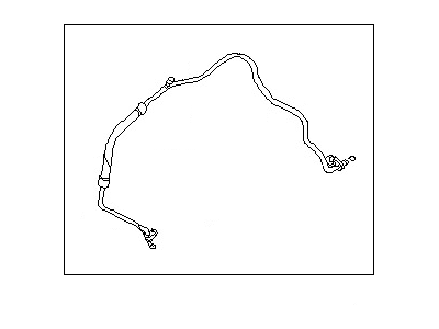 Nissan 92480-4Z000 Hose-Flexible, Low