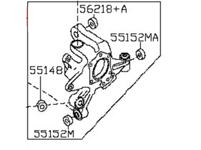 Nissan 43018-7Y000 Housing-Rear Axle, RH